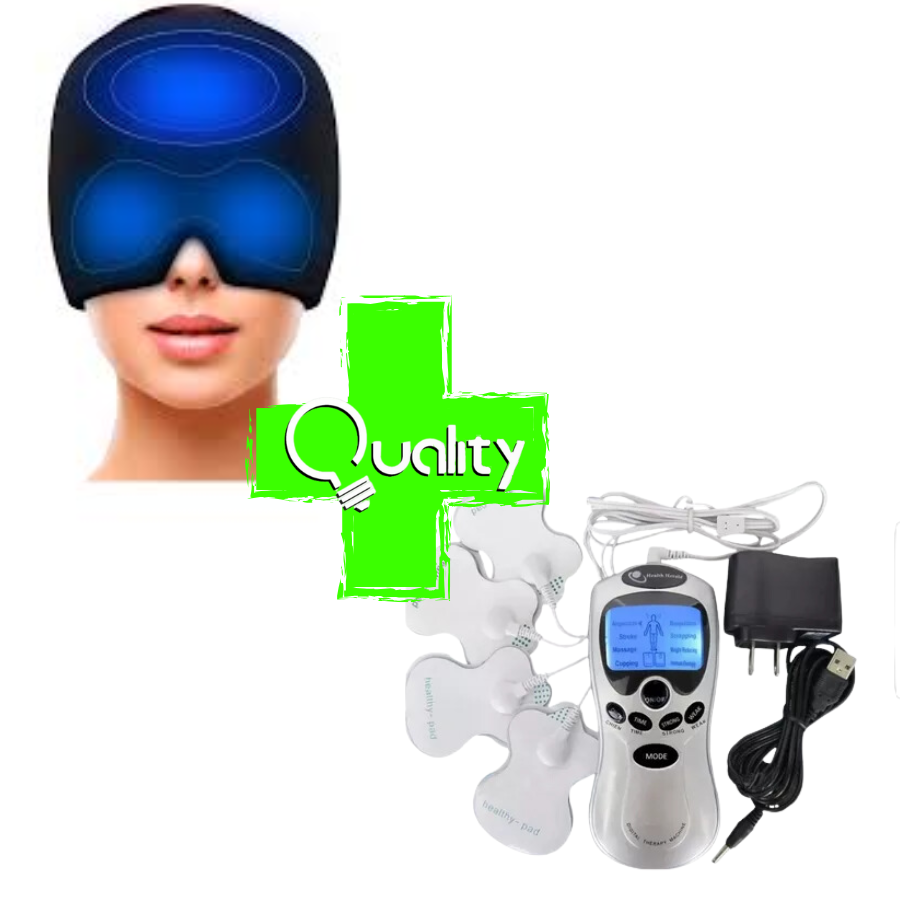 Gorro antimigraña+ Gimnasia 8 electrodos